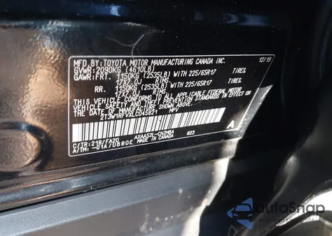 2020 Toyota Rav4 Xle z USA, uszkodzony, nr VIN 2T3W1RFVXLC045821